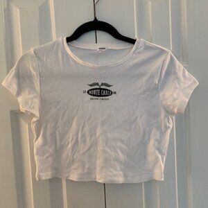 Garage Monte Carlo White Crop Top